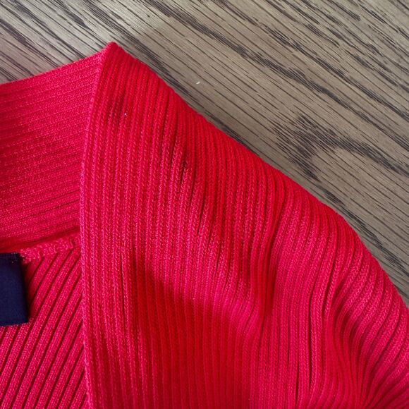 Ted Baker Milly red sweetheart sweater dress– Size 5 (US L), Fitted & Flared - Picture 10 of 11